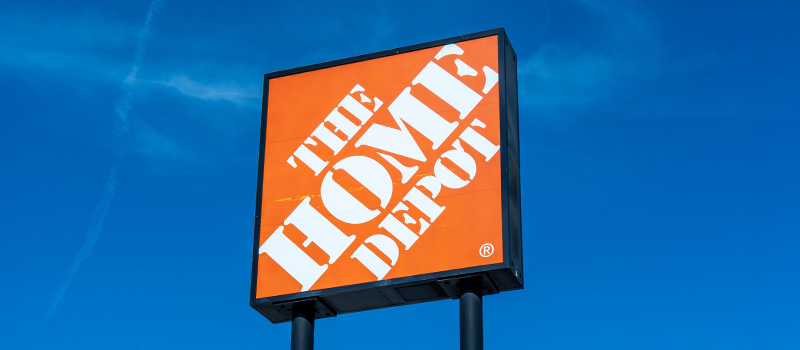 Home Depot store sign outdoors