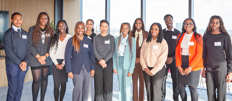 Diverse professional group photo