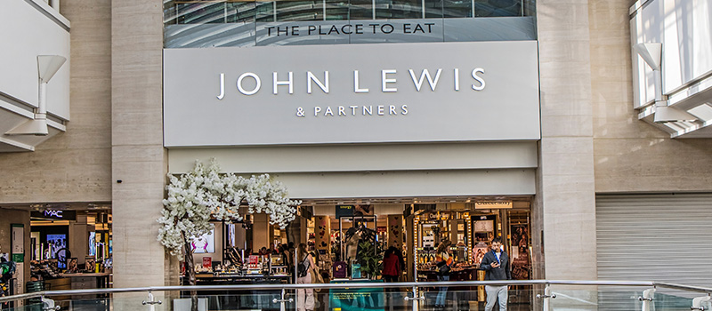 John Lewis store front entrance