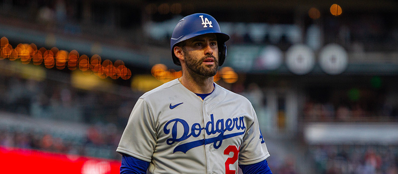 Stephen Miller Dodgers baseball player on field