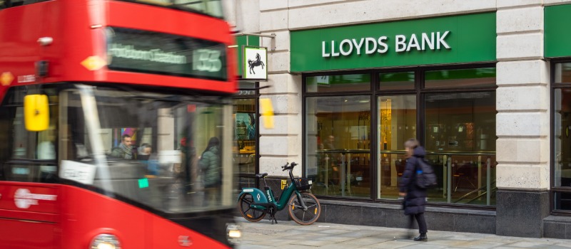 Why Lloyds Banking Group's CPO just announced a £100m investment in future skills A view of a Lloyds Banking Branch in London