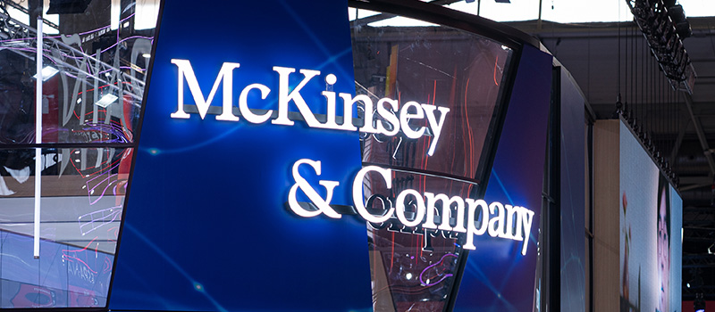 McKinsey & Company logo sign