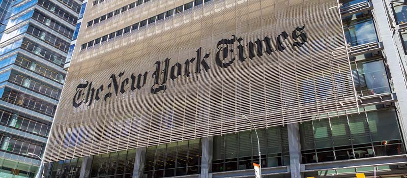 New York Times building exterior