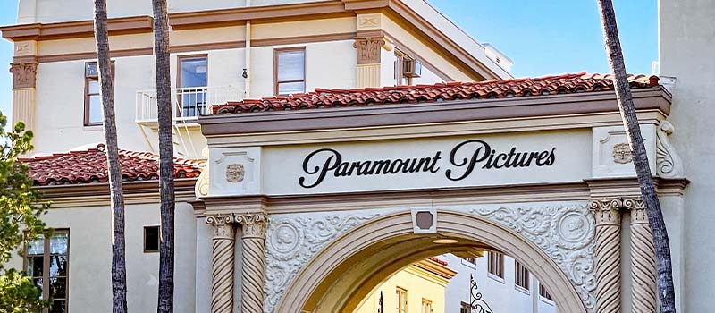 Paramount Pictures studio entrance gate