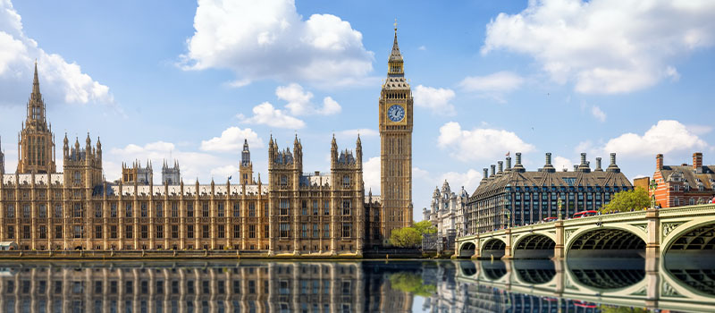 London Big Ben and Parliament