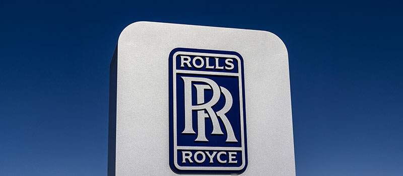 Rolls-Royce hood ornament close-up