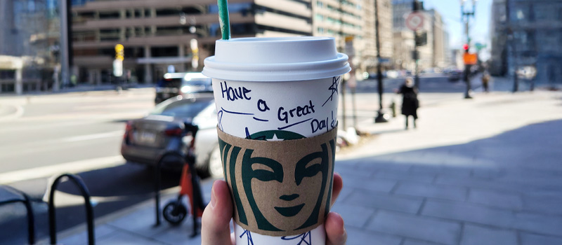 Stressed Starbucks staff push back on handwritten cup message policy