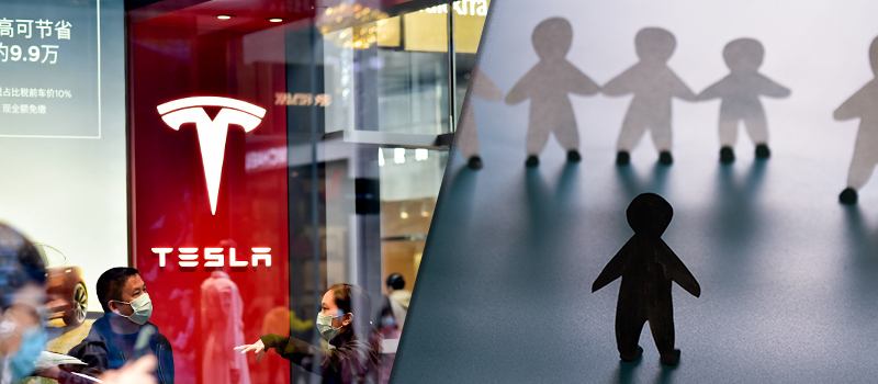 Tesla HR boss HITS BACK online after firm's £100m racial abuse payout