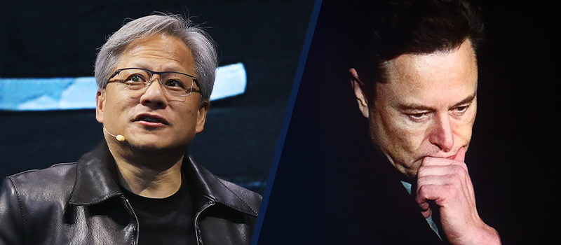 Elon Musk and Jensen Huang