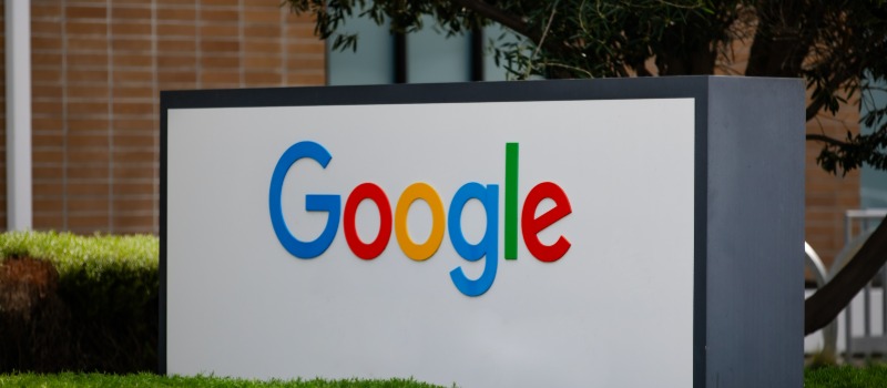 Google headquarters outdoor sign