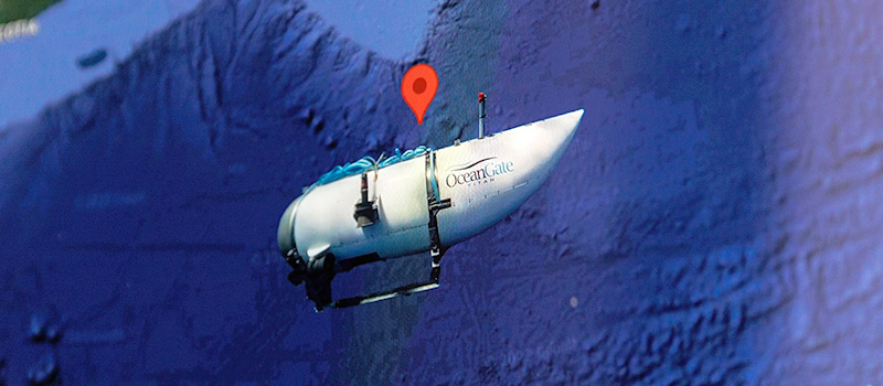 OceanGate submersible underwater