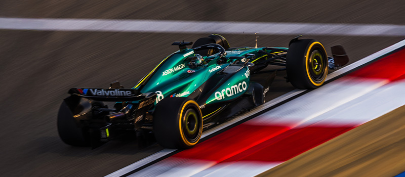 Aston Martin Formula 1 car racing