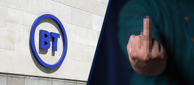 BT worker giving female colleague the middle finger not sexual harassment, tribunal rules