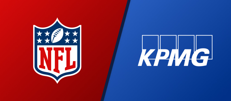 NFL and KPMG partnership logo