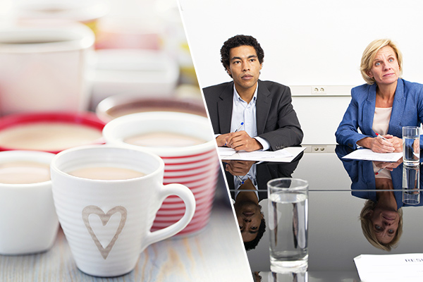 The life of an average employee: 1 office romance, 2 bad bosses, and nearly 30,000 cuppas