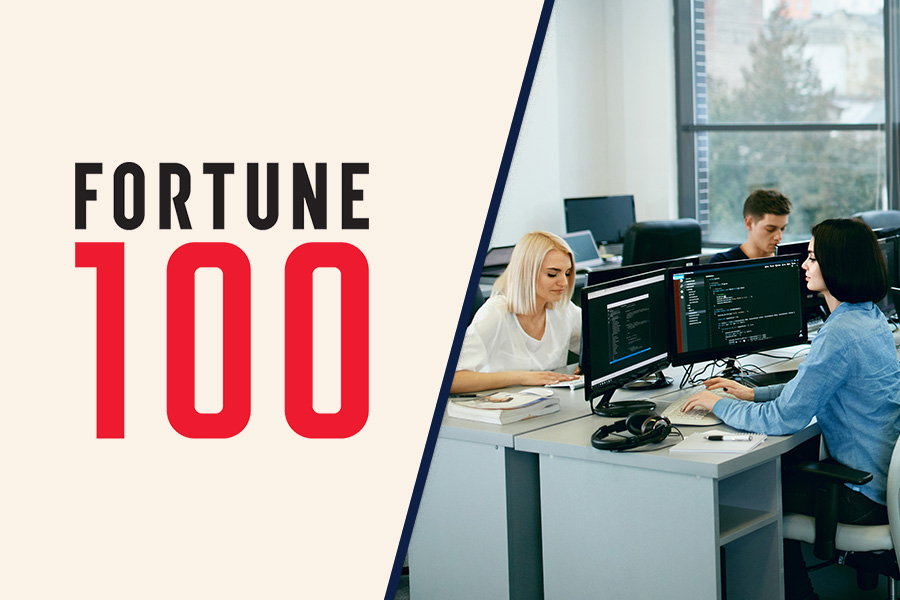 Fortune 100 companies return to the office while smaller firms stay home