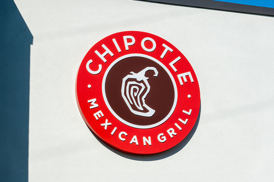 Chipotle Mexican Grill restaurant sign
