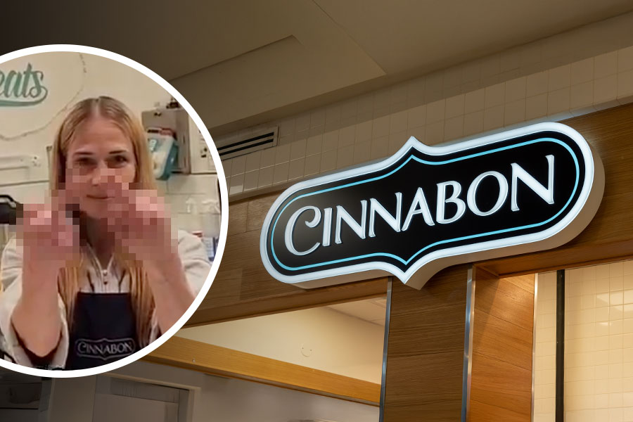 Cinnabon worker fired after racist outburst at customers Cinnabon worker fired after racist outburst at customers