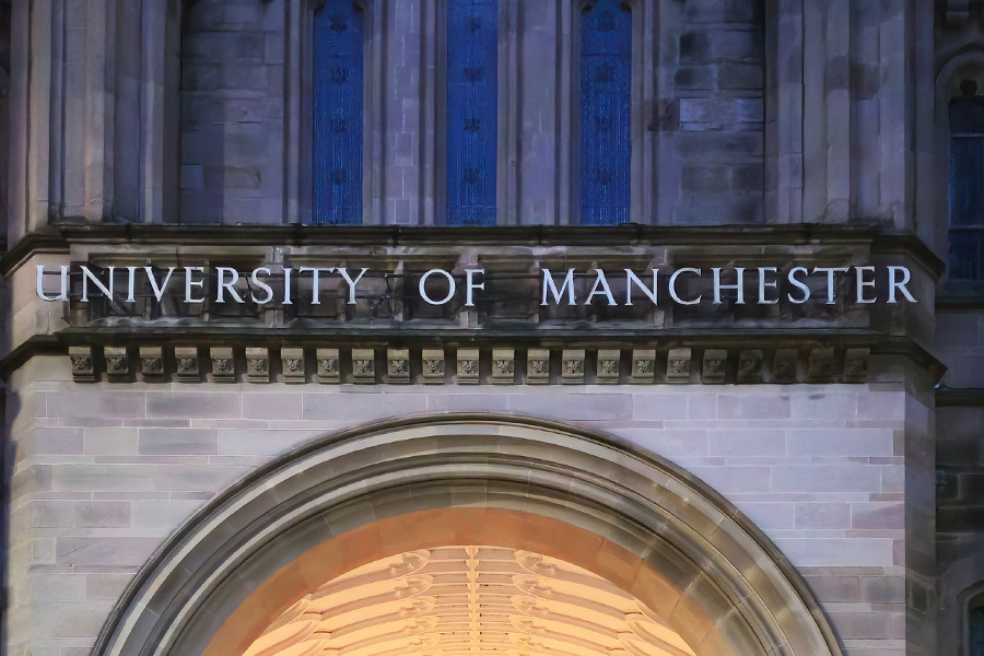 University of Manchester building facade