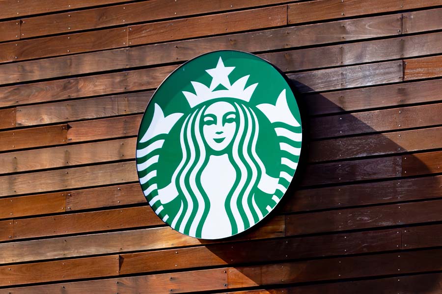 Starbucks coffee shop logo sign