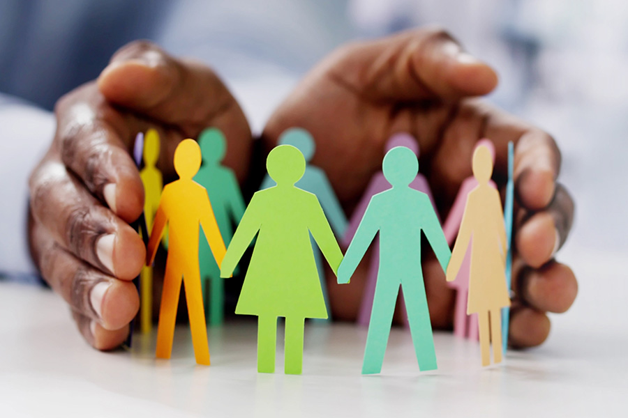 Diverse paper people community protection