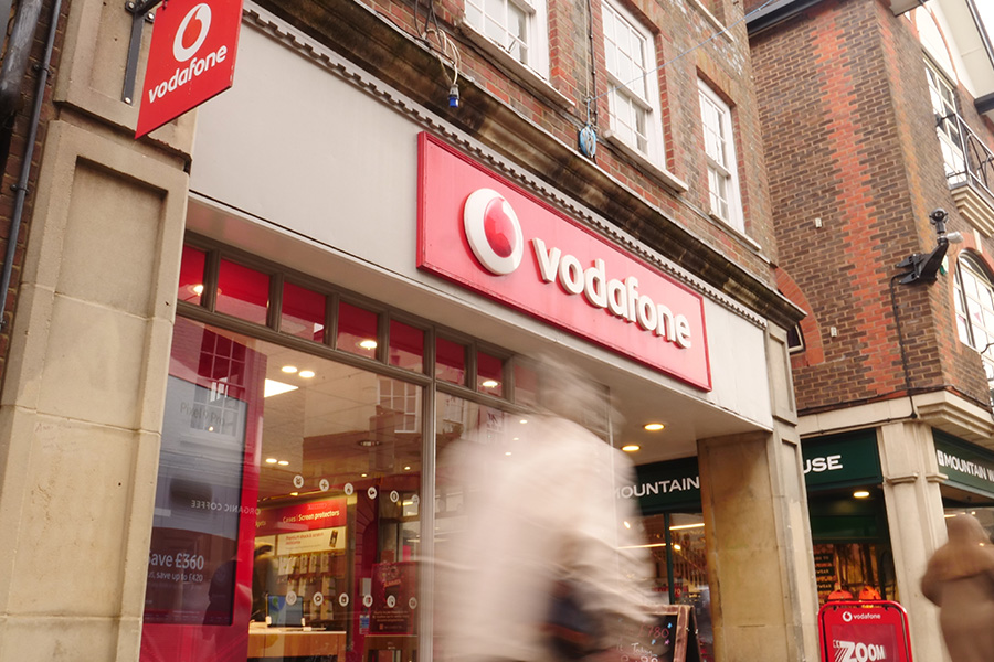 Vodafone achieves 'Fertility Friendly' accreditation after launching online support community Vodafone store exterior street view